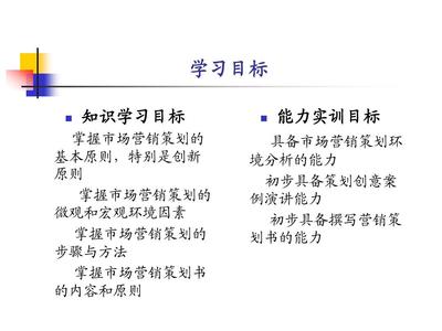 第二章 市场营销策划的环境分析 洞察与引领